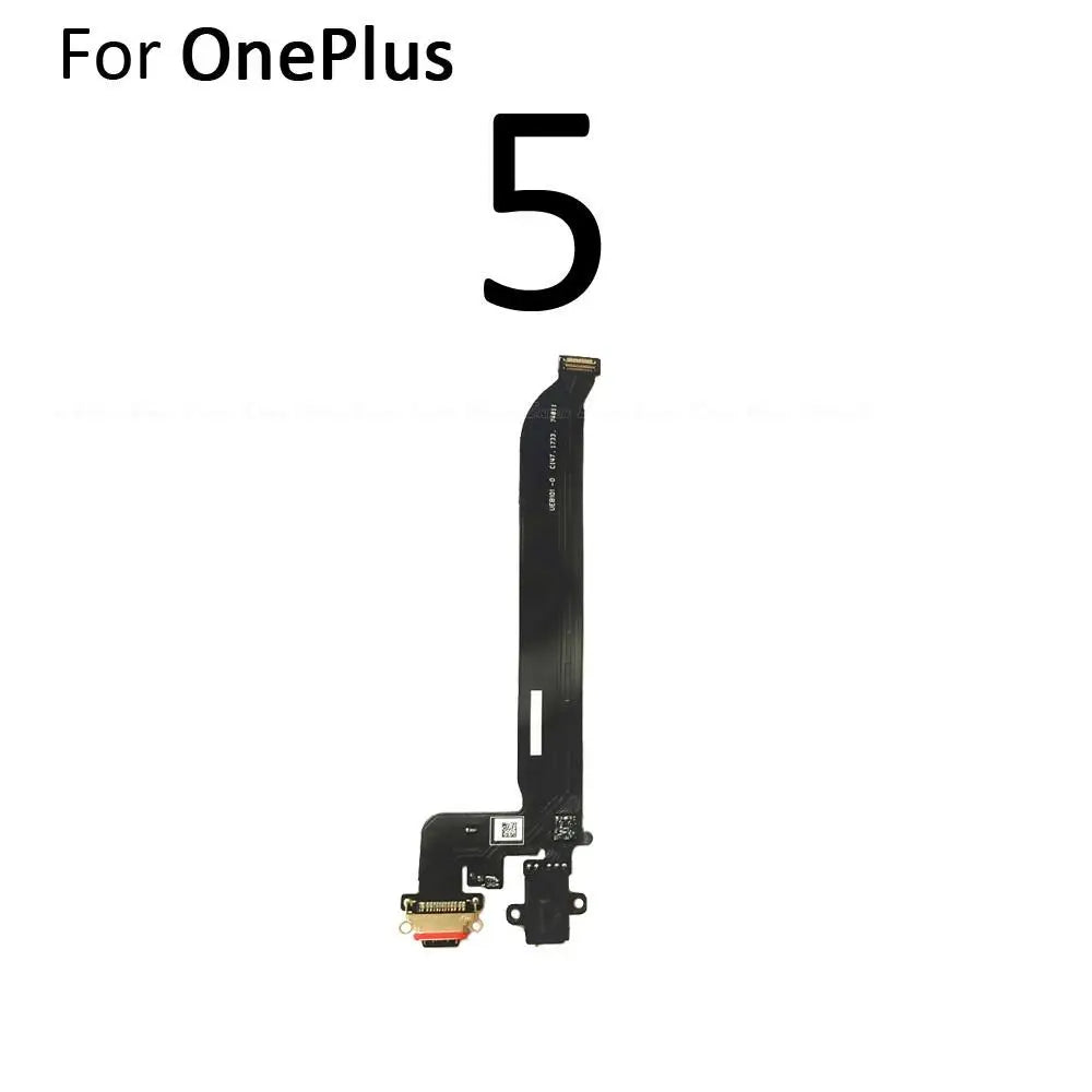 For OnePlus 3 3T 5 5T 6 6T 7 7T 8T 9 9R 8 Pro 9RT Type C USB Charging Port Dock Connector Flex Cable Replacement Assembly Parts