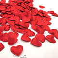Valentine's Day 200Pcs Romantic Padded Fabric Throwing Petals Love Hearts for Table and Carpet Wedding Party Decoration