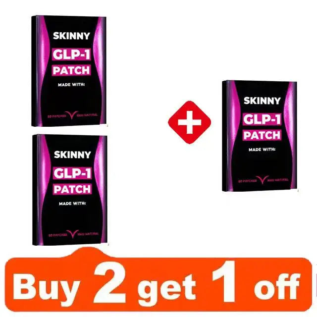 GLP - 1 Body Patch, 60 Patches for Appetite Control & Metabolism Support, Plant - based Formula