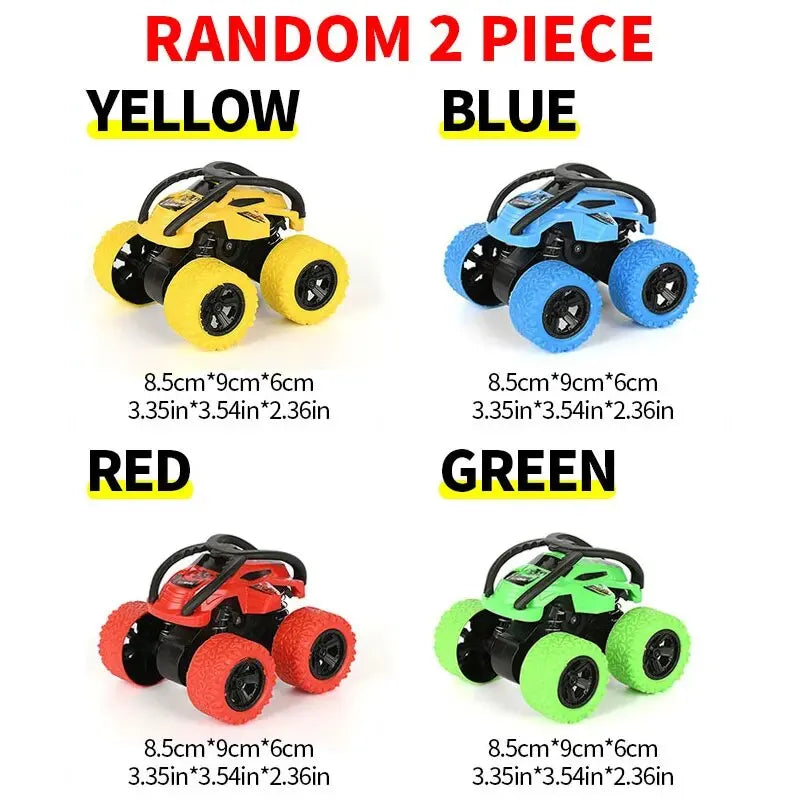 Four Wheel Drive Inertia Push-pull Toy Car-Suitable for Halloween, Christmas, Thanksgiving Gifts