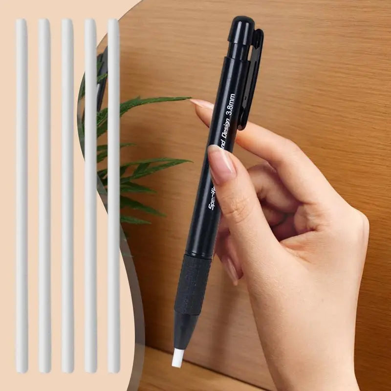 Eraser Mechanical Rubber Refillable Pen Press Type Sketching Drawing Correction Children's Erasers set Art Supplies