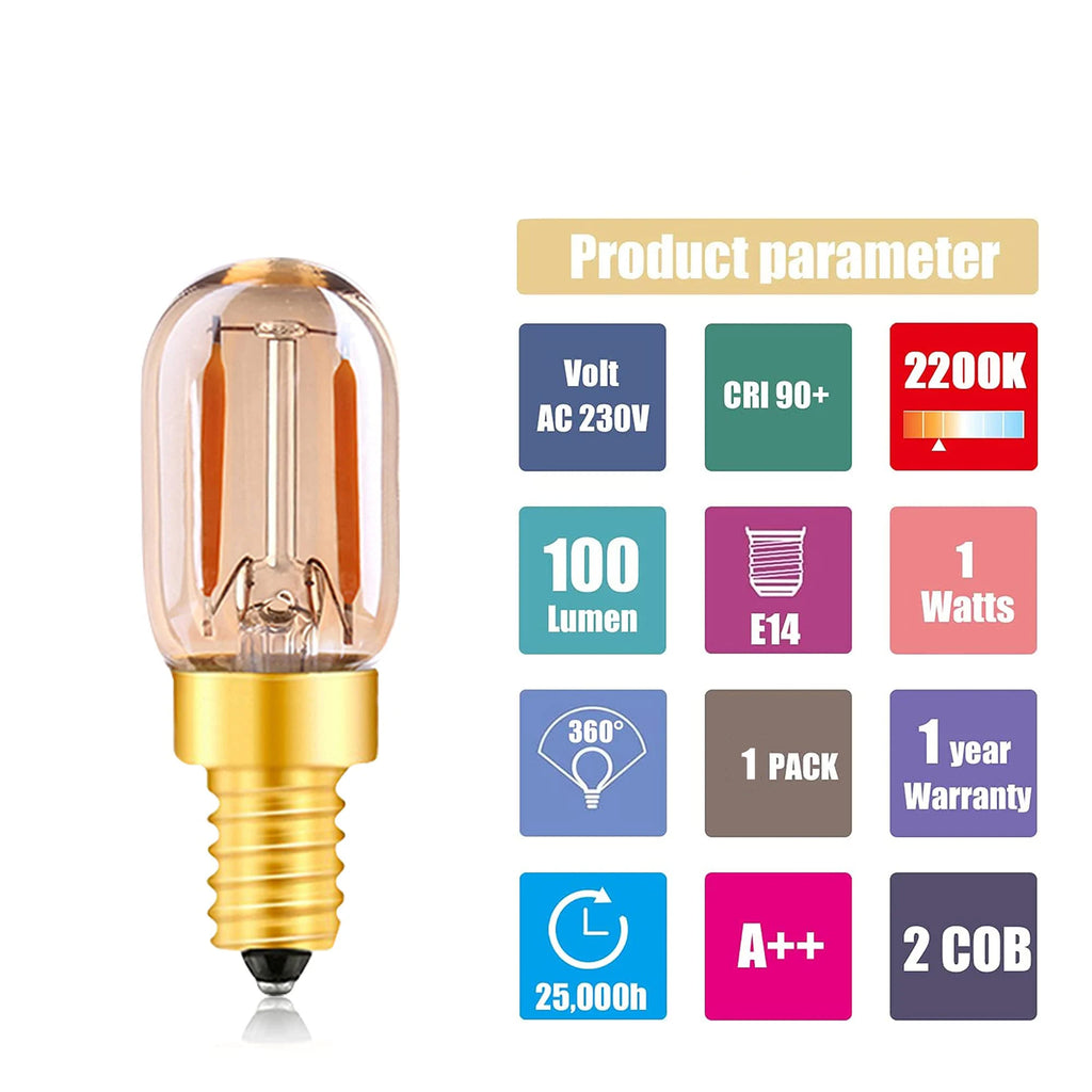 Ganriland Edison Led Candle E12 Light Bulb E14 Effect Dimmable Bulb C7 0.5W T22G 1W Home For Decor Lighting Ampoule Candle Bulb