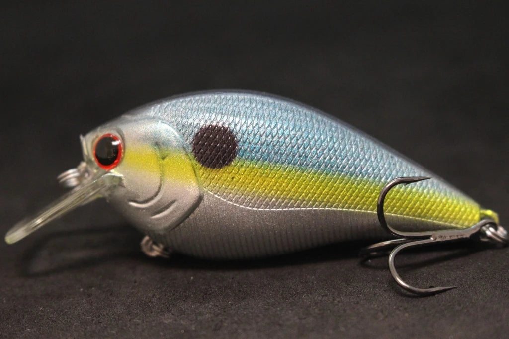 wLure Crankbait Fishing Lure 8.3cm 14.3g Square Bill Fat Body Wobbler 1 Meter Depth #4 Treble Hooks Assorted Colors C429