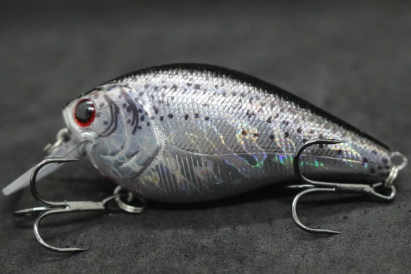 wLure Crankbait Fishing Lure 8.3cm 14.3g Square Bill Fat Body Wobbler 1 Meter Depth #4 Treble Hooks Assorted Colors C429