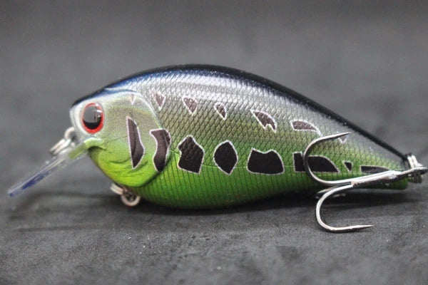 wLure Crankbait Fishing Lure 8.3cm 14.3g Square Bill Fat Body Wobbler 1 Meter Depth #4 Treble Hooks Assorted Colors C429