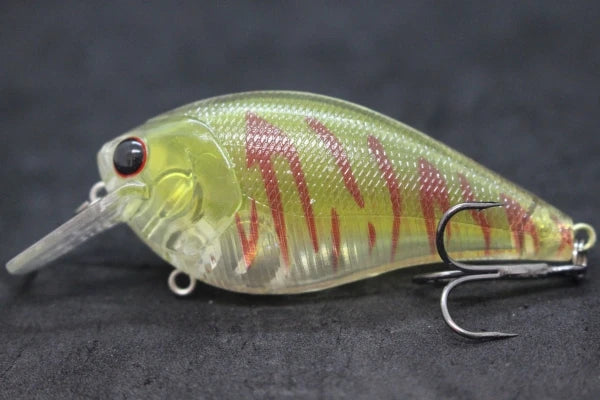 wLure Crankbait Fishing Lure 8.3cm 14.3g Square Bill Fat Body Wobbler 1 Meter Depth #4 Treble Hooks Assorted Colors C429