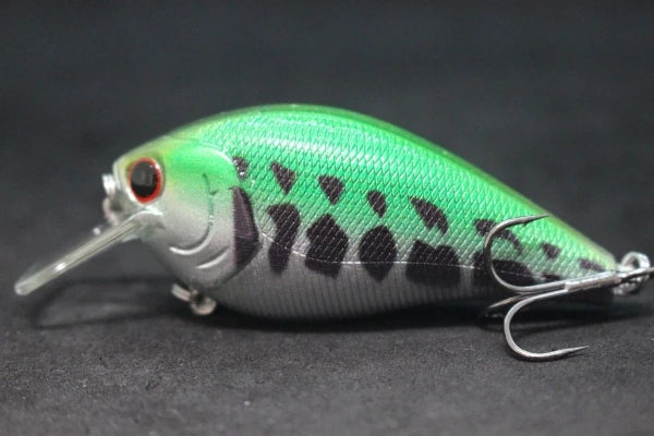 wLure Crankbait Fishing Lure 8.3cm 14.3g Square Bill Fat Body Wobbler 1 Meter Depth #4 Treble Hooks Assorted Colors C429