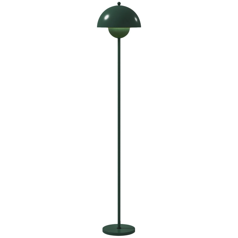 UYHSJK Floor Lamp for Living Room with Round Shade, Reflective Light, Foot Switch, Steel Stand, E27 Base for Bedroom, Office, Green – Free Shipping to Your Home