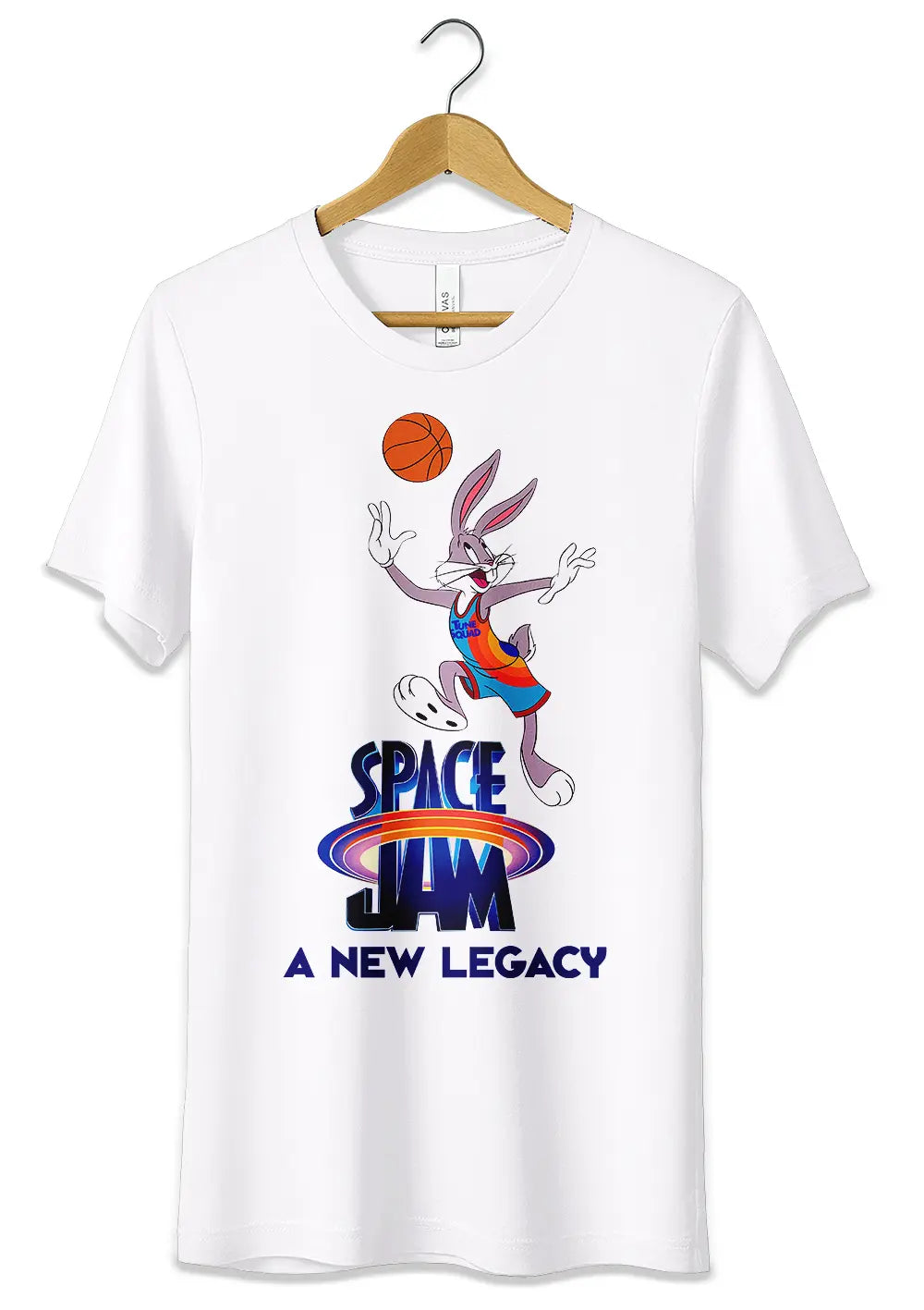 T-Shirt Maglietta Bugs Bunny Space Jam Looney Tunes-0