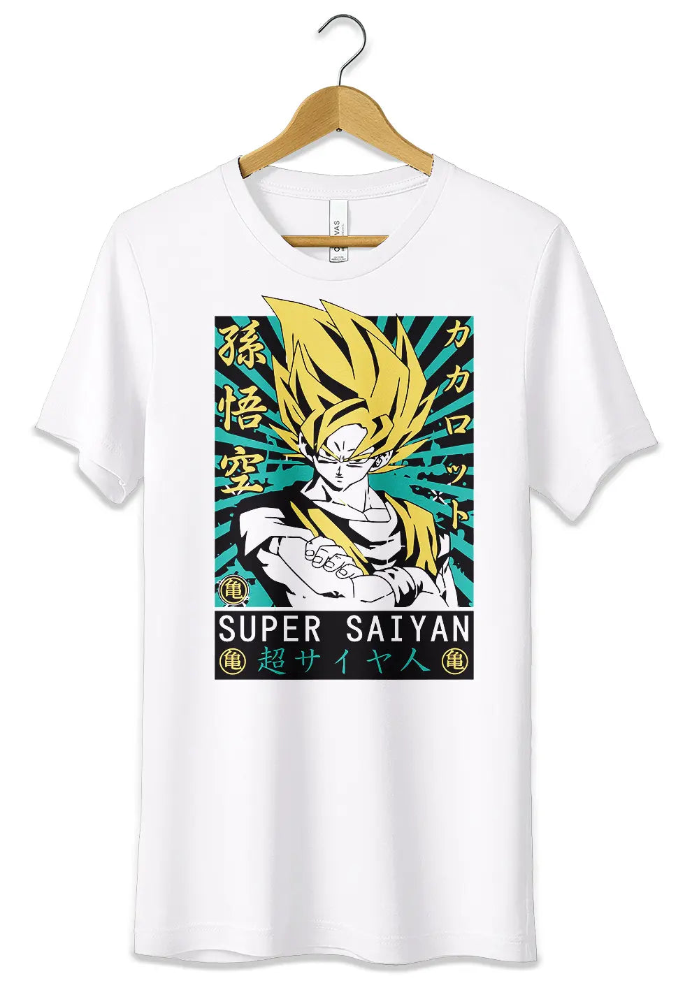 T-Shirt Goku Super Sayan Maglietta Dragon Ball-0